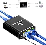 Pushua 1000Mbps Ethernet Splitter High Speed 1 to 3, Gigabit LAN Splitter (3 Devices Simultaneous Networking), RJ45 Splitter Adapter with USB Power Cable, Internet Splitter for Cat5/5e/6/7/8 Cable