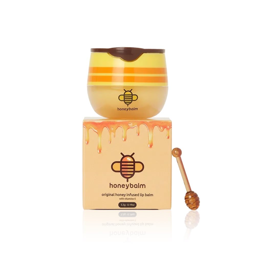 Honeybalm Honey Lip balm with real honey, gold, 6.5g