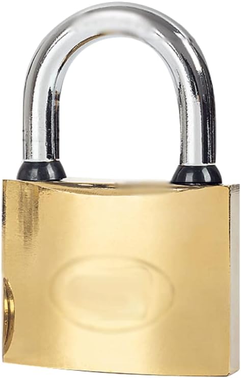 Bulk Locks Padlock Key Lock with 3 Keys Solid Padlock Suitable for Door Cabinet and Drawer Outdoor Padlock