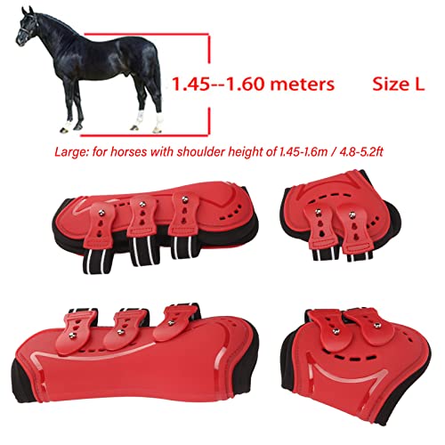 Botas de cavalo, botas de perna traseira de cavalo leves e respiráveis ​​à prova de desgaste, equipa
