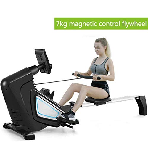 Image of Fitness Equipment Magnetic Rowing Machine Compact Indoor Rower with Magnetic Tension System, LED Monitor,Resistance Adjustment Fitness Equipment for Home Gym