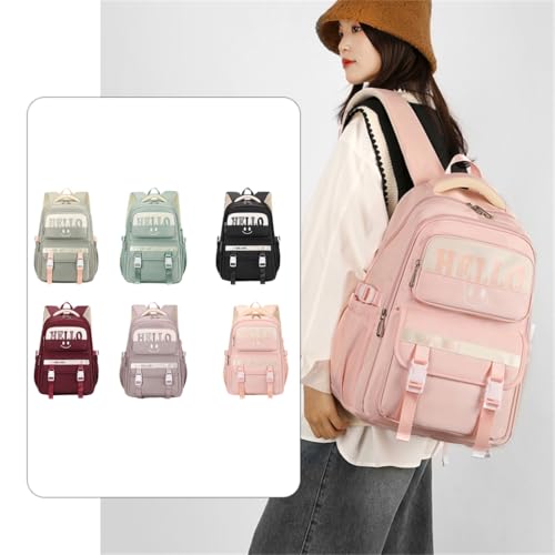 Mochila informal para adolescentes de moda con estampado bohemio en color gris 2