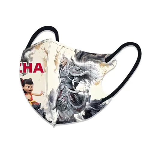 [Gffiuor] Nezha mask �q���p�}�X�N �A�j���L�����N�^�[ �f�U�C�� �t�F�C�X�}�X�N3D���̕s�D�z�}�X�N 50������ �c�� �L�b 4-10? �Y�T�C�Y �ۈ牀 �w�� (Nezha2) [���s�A���i]