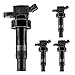 KAX Pack of 4 Ignition Coil Set for Kia Soul 2012-2019 1.6L, Rio 2012-2019, Hyundai Accent 2012-2022, Veloster 2012-2017 1.6L UF652