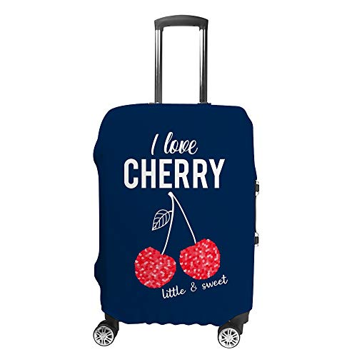 Housse de bagages de voyage cerise paillettes et accessoire valise cabine