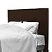 HAPPERS Cabecero de Cama 150 Altea, Tapizado con Polipiel Color Chocolate Talla 165X120X2,5