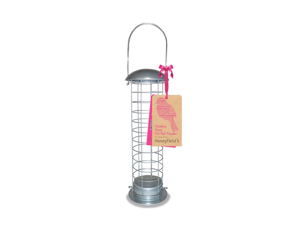 Honeyfields 71484997 Hanging Wild Bird Seed Feeder, Urban Garden Design in Black & Metal , 20.0 cm*11.2 cm*11.2 cm — view 11