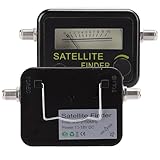 BONKZEBU Satellite Finder Compact Signal Strength Meter for Easy Antenna Adjustment and Peak Signal Finding, Ideal for Satellite TV Installation, ABS Material Black Color 1 Unit - Image 9