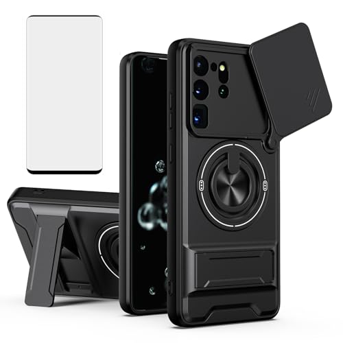 Coque Antichoc Samsung S20 Ultra G5 à Clapet Caméra Coulissant et Anneau