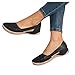 JYSwoshoe Closed Toe Sandals Women:Fashion Hollow Out Leather Sandals for Women Summer Dressy Wedge Sandal Comfortable Closed Toe Orthotic Sandals Casual Round Toe Shoes Breathable Slip-On Loafer