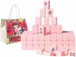 Amazon | 麻雀牌 麻雀セット 麻雀パイ 複数の色 収納ケース付き