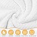 Tigeen 20 Pcs Waffle Robes Knee Length Towel Wrap with Adjustable Closure and Elastic Top Lightweight Shower Wrap Towel for Women Quick Dry Spa Wrap Bath Wrap