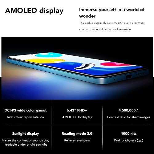 Xiaomi Redmi Note 11 - Smartphone 128GB, 4GB RAM, Dual Sim, Star Blue