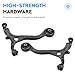 Front Upper & Lower Control Arm w/Ball Joint for Honda Accord 2008-2012, Sway Bar + Tie Rods, 12Pcs Suspension Kit K620614 K620615 K90456 K90457 ES800459 ES800460 EV800461 K500081 K641112 K641113