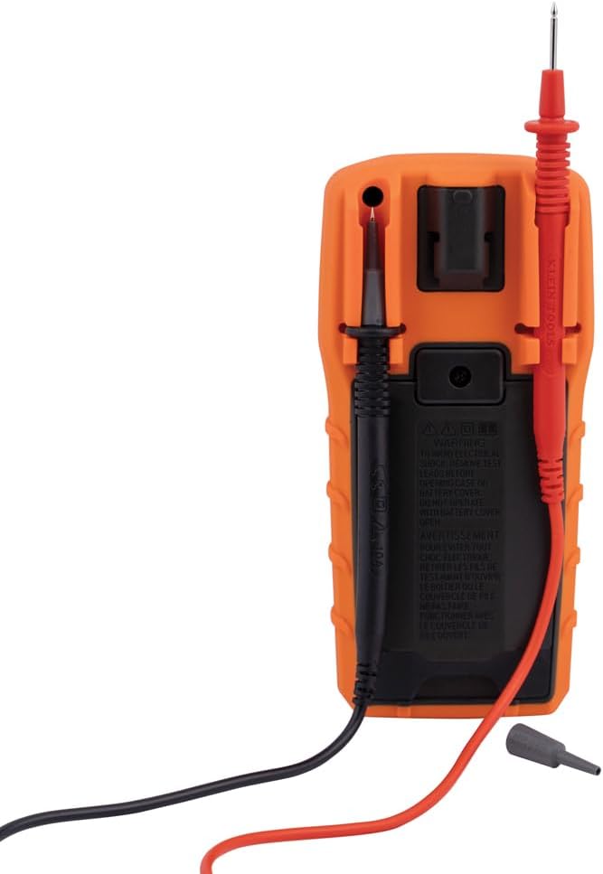 Klein Tools MM325 Multimeter, Digital Manual-Ranging 600V AC/DC Voltage Tester, Tests Batteries, Current, Resistance, Diodes, and Continuity - Image 13