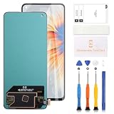Schermo LCD di Ricambio per Realme GT2 5G per Oppo Realme GT2 5G RMX3310 RMX3312 RMX3311 6,62 Pollici Display LCD Touch Digitizer Assembly Parti di Riparazione (Nero)
