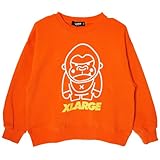 エクストララージ キッズ XLARGE KIDS 子ども服 スウェット ファニーゴリラアウトライントレーナー オレンジ(90cm オレンジ)