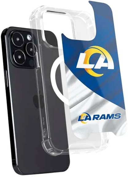 Skinit Phone Case Compatible with MagSafe iPhone 16 Pro Max - Officially Licensed NFL Los Angeles Rams Design
