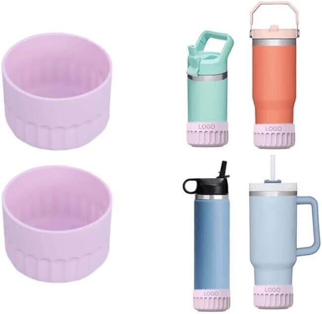 Miniatura 6 de 2 botas de silicona para vaso Stanley de 40 onzas y 30 onzas, funda protectora de silicona para botas, cubierta inferior antideslizante para todas