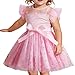 Toddler Girl Summer Dress Tulle Ruffle Sleeveless Baby Girl Fashion Casual Spring Dresses 1-6Y(Pink 03,3-4 Years)