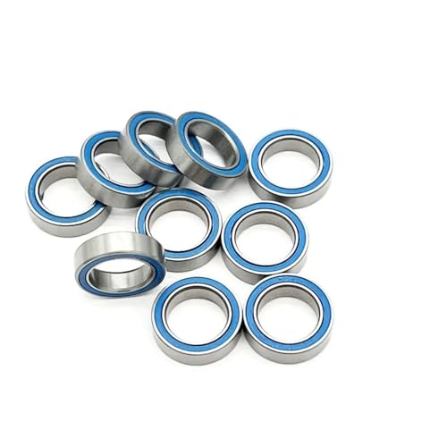 XBNVYRO 6700 10��/50��/100�� ABEC-5 6700-2RS / 6700ZZ 6700RS 10x15X4 mm �~�j�`���A�S���V�[���[�a�ʎ���(ABEC 1,50PCS_6700 2RS BLUE)