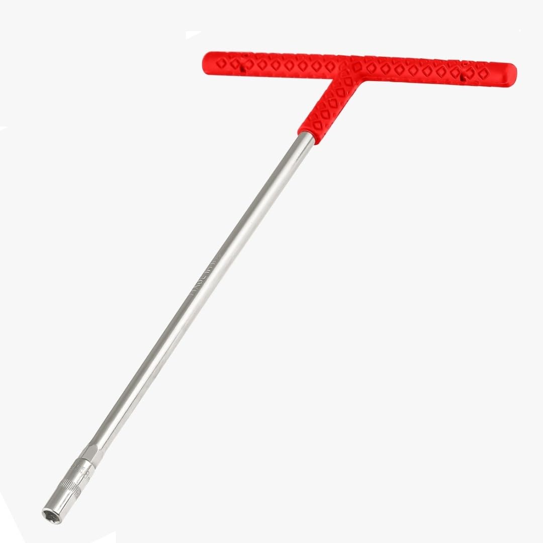 Link Prabal T Spanner Socket Wrenches 8MM, Chrome Plated Finish, Size 8MM 6 Point Hex end with Comfortable PVC Soft Grip Handle, Suitable for Automotive, Hobby, Professional, DIY & Industrial Use-picture-24