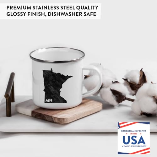 Taza de Acero Inoxidable Andaz Press 11 Oz Blanca miniatura 4