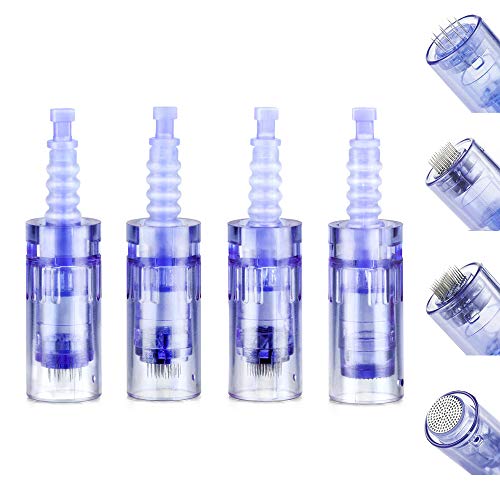 Dr Pen Ultima A6 Needles, Missicee 25PCS Dermapen Cartridges Micro Needles Cartridges Included 6pcs 12Pin + 6pcs 36Pin + 6pcs 42Pin + 7pcs Nano Round for Dr. Pen Ultima A6 pen