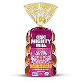One Mighty Mill Whole Wheat Cinnamon Raisin Bagels, 100% Organic, Fresh-Milled, Stone-Ground Flour - No...
