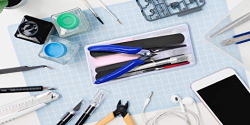 Mandala Crafts 13 PCS Plastic Model Tools Kits with Hobby Clippers, Tweezers, Files, Knife - Professional Basic Model Building Tools Set for DIY Miniatures Mecha Cars Dollhouses - Image 6