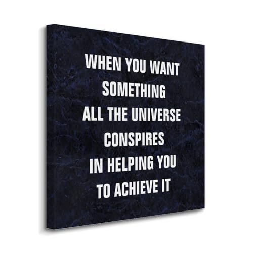 Póster de pared motivacional ideal como pintura de casa de campo para regalo de boda