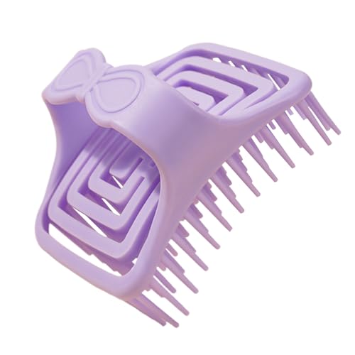 Scalp Massage Brush, Soft Silicone Shampoo Scrubber, Ergonomic Grip and Gentle Cleaning Bristles, 3.5x2.7x2.7 Inches for Use in Daily Hair Washing, Bathing, Self Care Routines