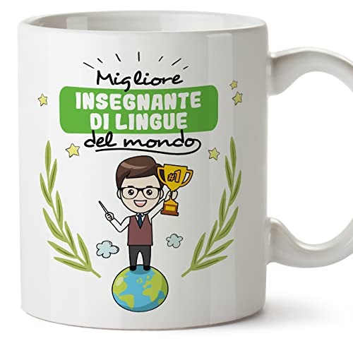 Mugffins Tazza in ceramica per INSEGNANTE DI LINGUE uomo 11