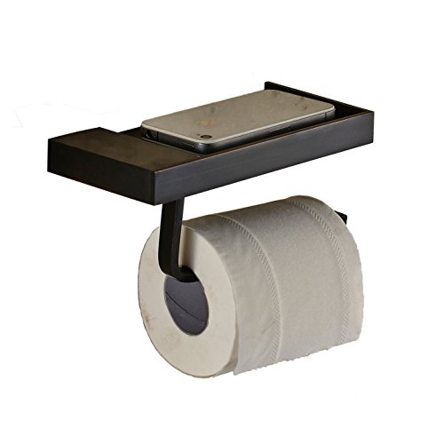 Rozin Multifunction Toilet Paper Holder with Storage Holder Function Oil Rubbed Bronze