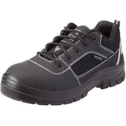 Skechers De Seguridad Skechers Trophus, Zapatos de Trabajo Hombre, Black, 43 EU