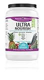 Natural Wellness UltraNourish Unflavored Vegetarian Superfood Shake - Total Body Support for The Liver, Heart, and Digestive Health - 16g Pea Protein Powder Drink Mix - 30 Servings