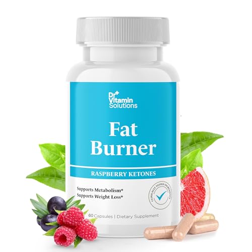 Fat Burner with GLP1 Support Raspberry Ketones Green Tea & Kelp Metabolism & Appetite Support for Women & Men 60 Capsules