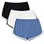 3pk Black White Lt.denim