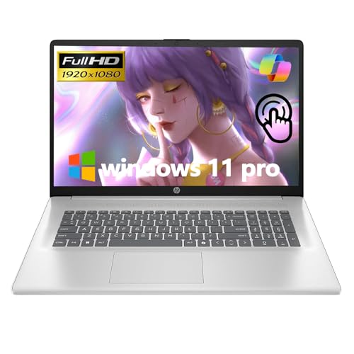 HP 17 inch Business Touchscreen Laptop - AMD Ryzen 5 7430U(Beats i7-1165G7)