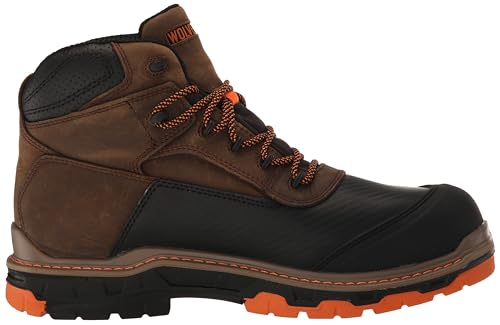 image for Wolverine Men's Overpass WP CT MID Work Boot, Summer Brown, 8.5 X-Wide