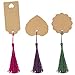 Foraineam 300 Pieces 20 Colors 5 Inch / 13cm Silky Handmade Soft Tassels Floss Bookmark Tassels with Loop for Jewelry Making, DIY Craft Projects, Bookmarks