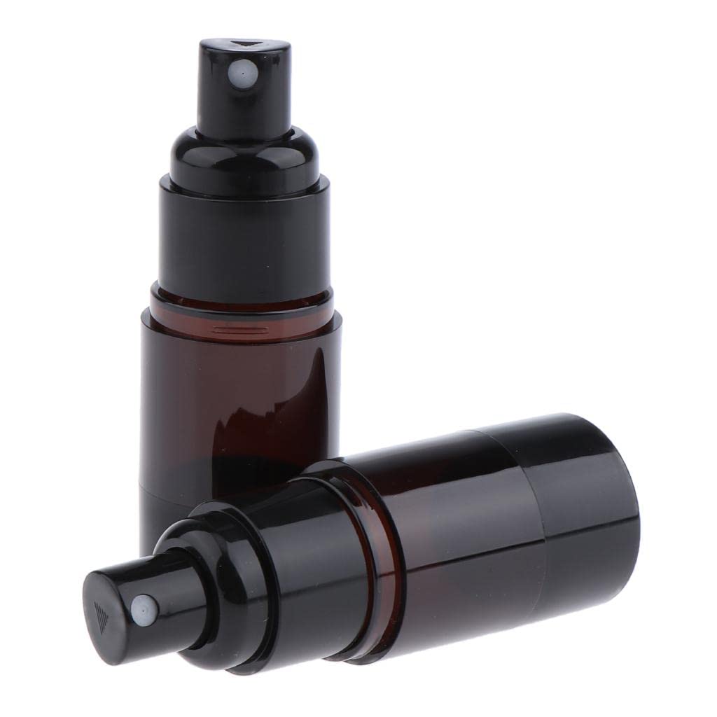 ATORSE® 2Pcs 15Ml Sterile Airless Pump Spray Bottles Refillable Cosmetic Containers-image-22