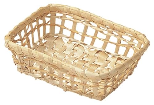 Toyooka Kiryu-zaiku hand-woven willow storage basket in honey tone