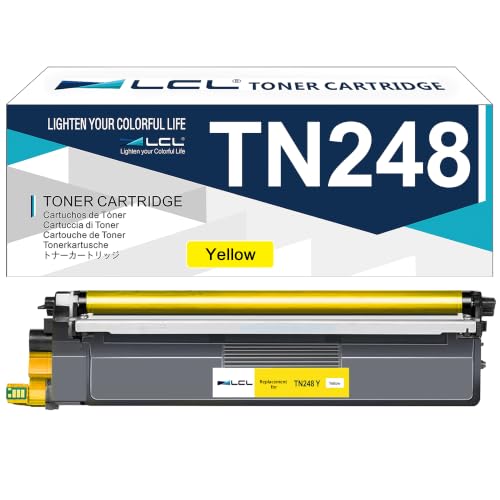 Image of LCL TN248 Toner Cartridge Replacement for Brother TN248 TN-248 TN248Y TN-248Y for DCP-L3520CDW DCP-L3520CDWE HL-L8230CDW MFC-L3740CDW HL-L3220CW MFC-L8390CDW (1 Yellow)