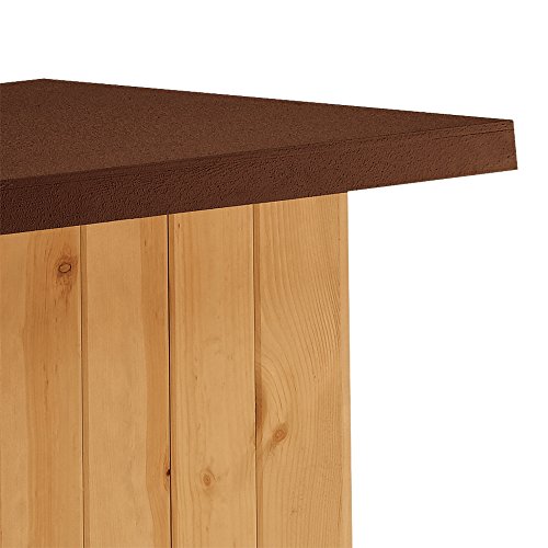 Ferplast BAITA 100 Dog House, Sturdy Wooden Structure for Outdoor, Sloping Roof for Water Drainage - Thumbnail 3