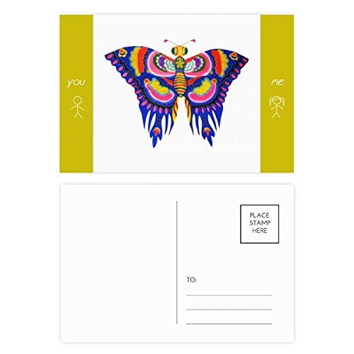 Carte postale cerf-volant papillon chinois DIYthinker : fini les mots de remerciement banals