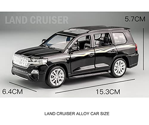 Image of DEUSON ECOM Die Cast Metal Toy Car Cruiser 1:32 Scale Vehicle Toys for Kids Sound and Light Pull Back, Pack of 1, Multicolor