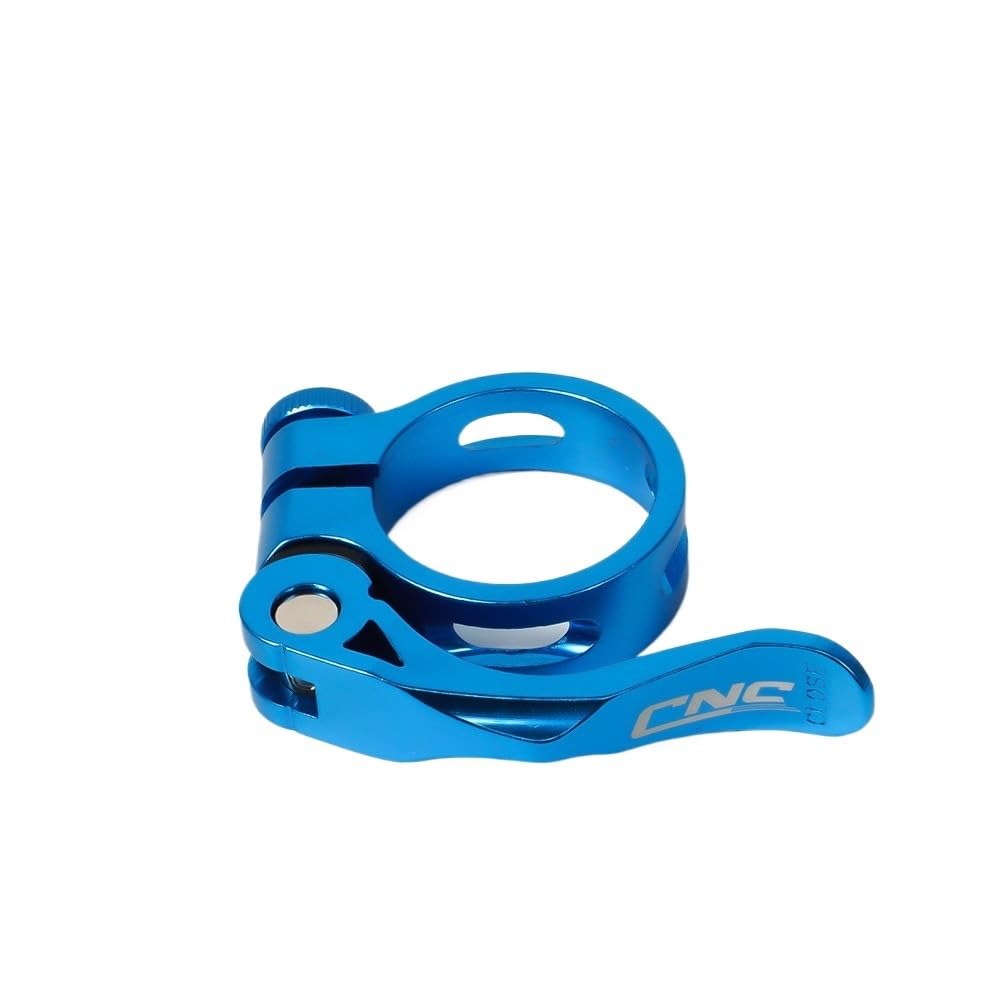 Wanhaoaony Blue-31.8Mm Bike Seat Clamp Bicycle Seat Post Clamp Ultralight Bike Seatpost Clamp Road Mtb Mountain Bike Seat Post Seatpost Clamp Seat Post Clamp (Color : )