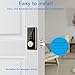 SPINMO Keyless Smart Lock Entry Door Lock with Electronic Digital Keypad