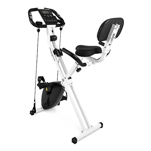 MSPORTS Fitness X-Bike Premium + Widerstandsbändern | Fahrradtrainer,...